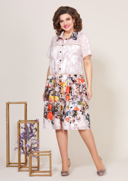 Платье Mira Fashion למהוכ 5276